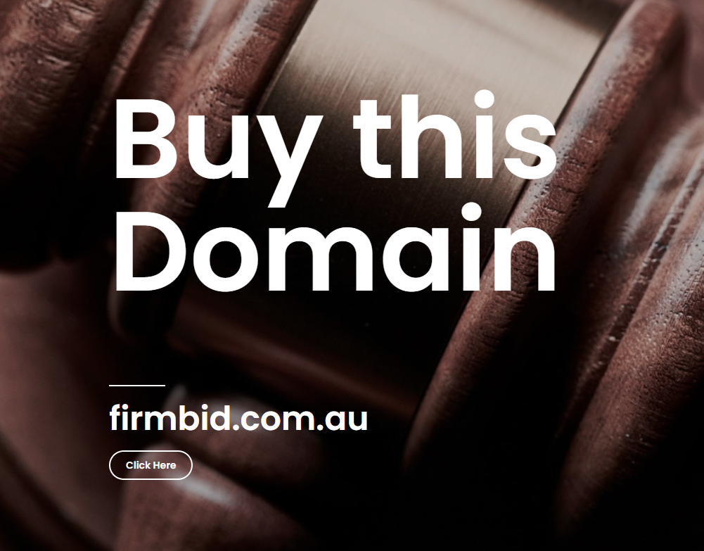 Buy this domian -firmbid.com.au