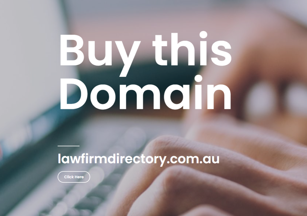 Buy this domian -lawfirmdirectory.com.au